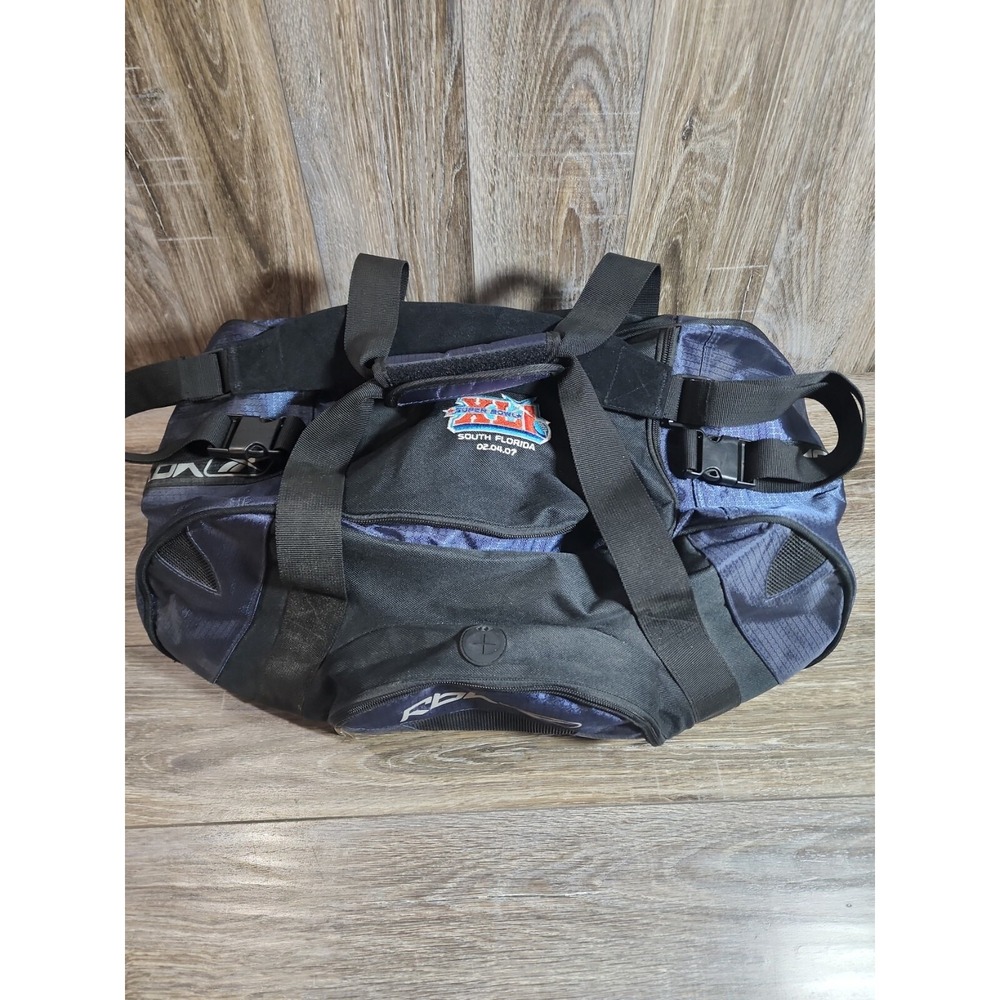 2007 Super Bowl Colts‎ V Bears XLI Duffel Bag NFL Reebok Orange Blue
